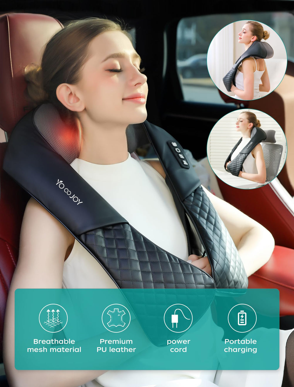 YoooJOY full-body versatility reach across back, waist, thighs and calves