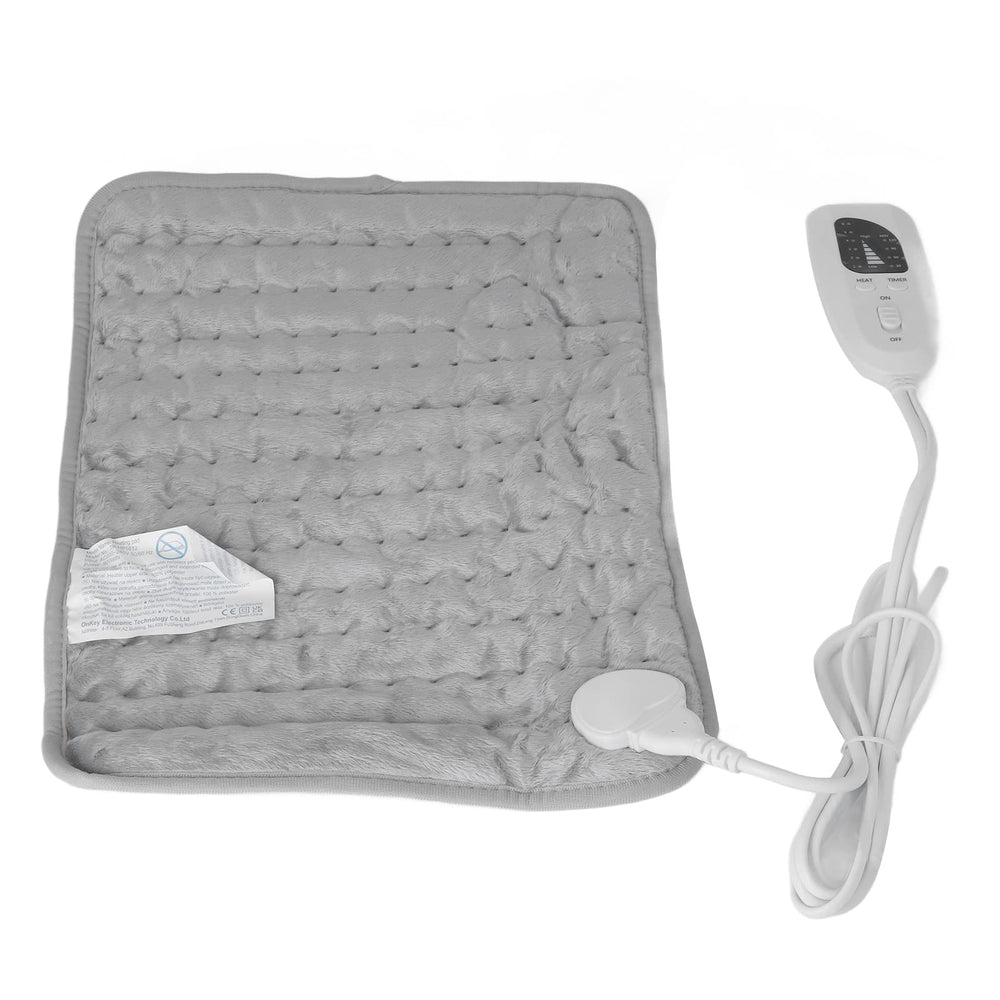 Yosoo heating pad soft, machine-washable fabric stays cozy