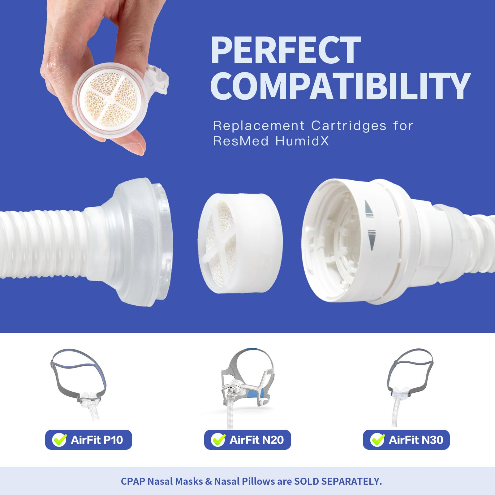 Yosopherier HME HumidX Plus packaging highlighting compact design.