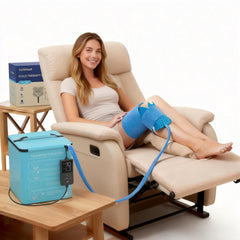 Yotlan shoulder ice machine pad provides secure, targeted cooling for post-surgery comfort.