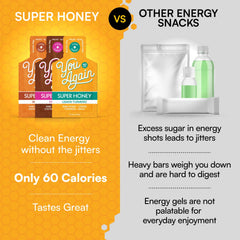 You Again Super Honey Wild Ginger packet for running energy