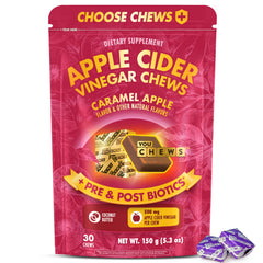 YouChews Apple Cider Vinegar Chews bottle front for daily digestive support