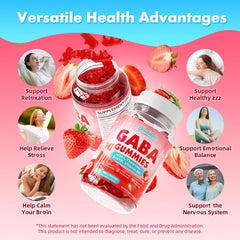 Youlikee GABA Gummies serving spoon illustrating portion control and consistency