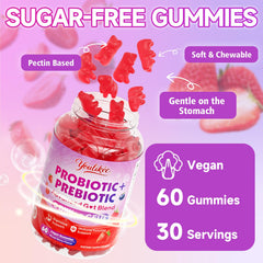 Youlikee sugar-free icon conveys guilt-free daily probiotic routine
