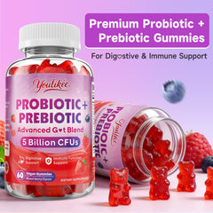 Youlikee vegan formula gummies image notes gelatin-free ingredients for clean snacking