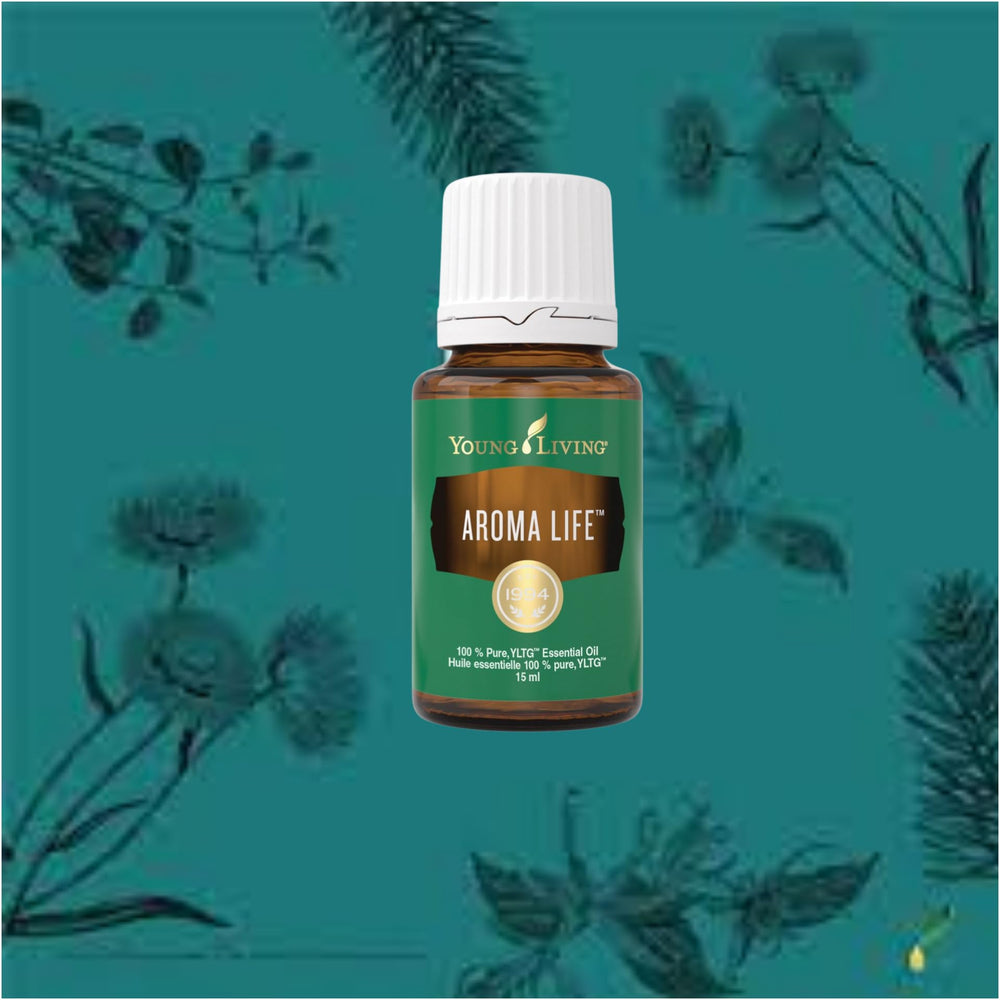 Young Living Aroma Life massage oil application delivers a soothing, calming touch.