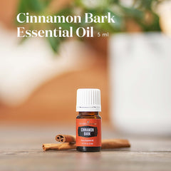 Young Living Cinnamon Bark diffuser releasing a warm, inviting fragrance.