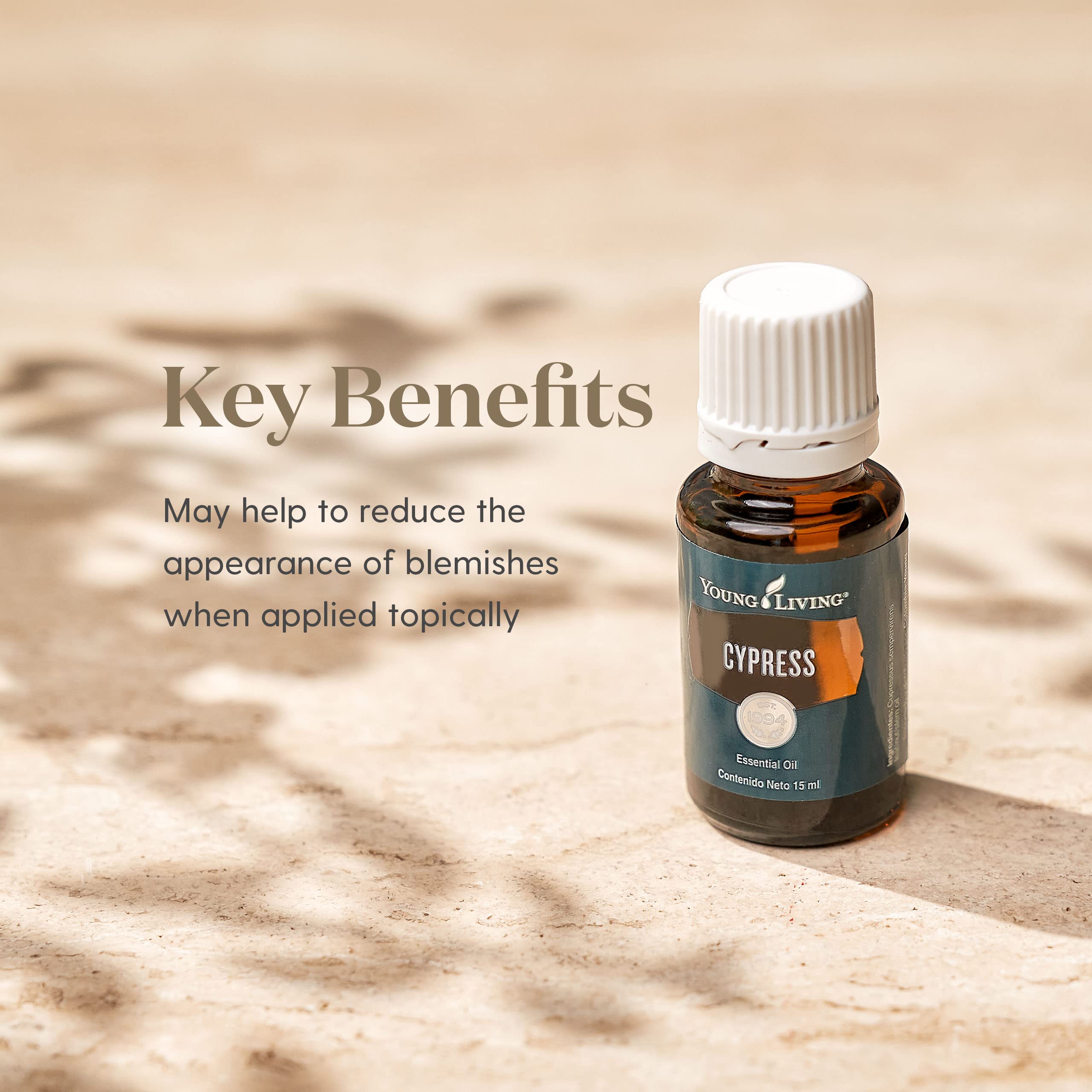 Cypress supports scalp and hair care routines with aroma.