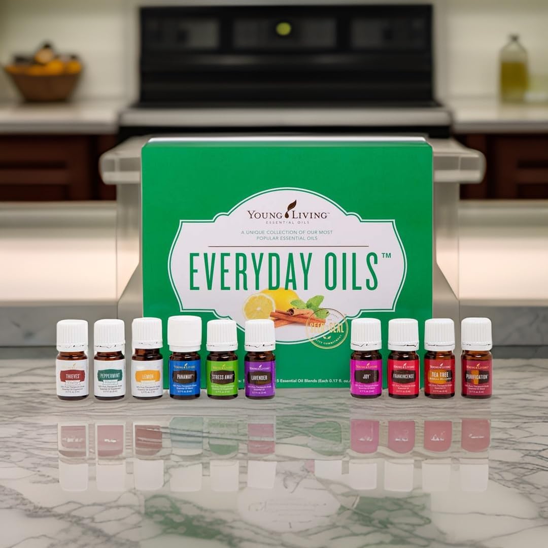 Young Living Everyday Oils collection box presents a premium starter for daily routines