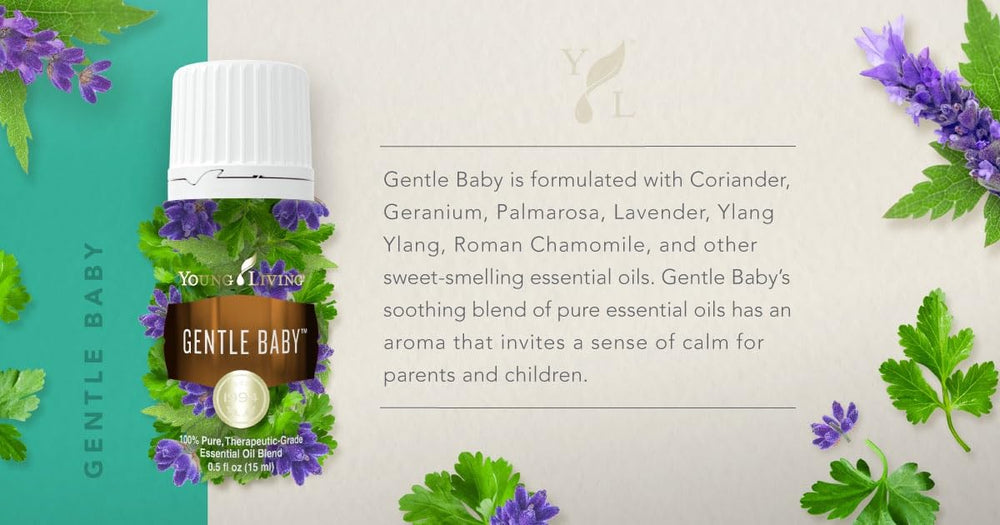 Young Living Gentle Baby calm moments promote gentle relaxation.