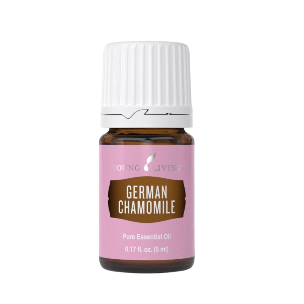 Young Living German Chamomile 5ml bottle with calming aroma for relaxation