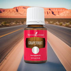 Young Living Grapefruit 15ml aromatherapy vapor for energizing diffusion