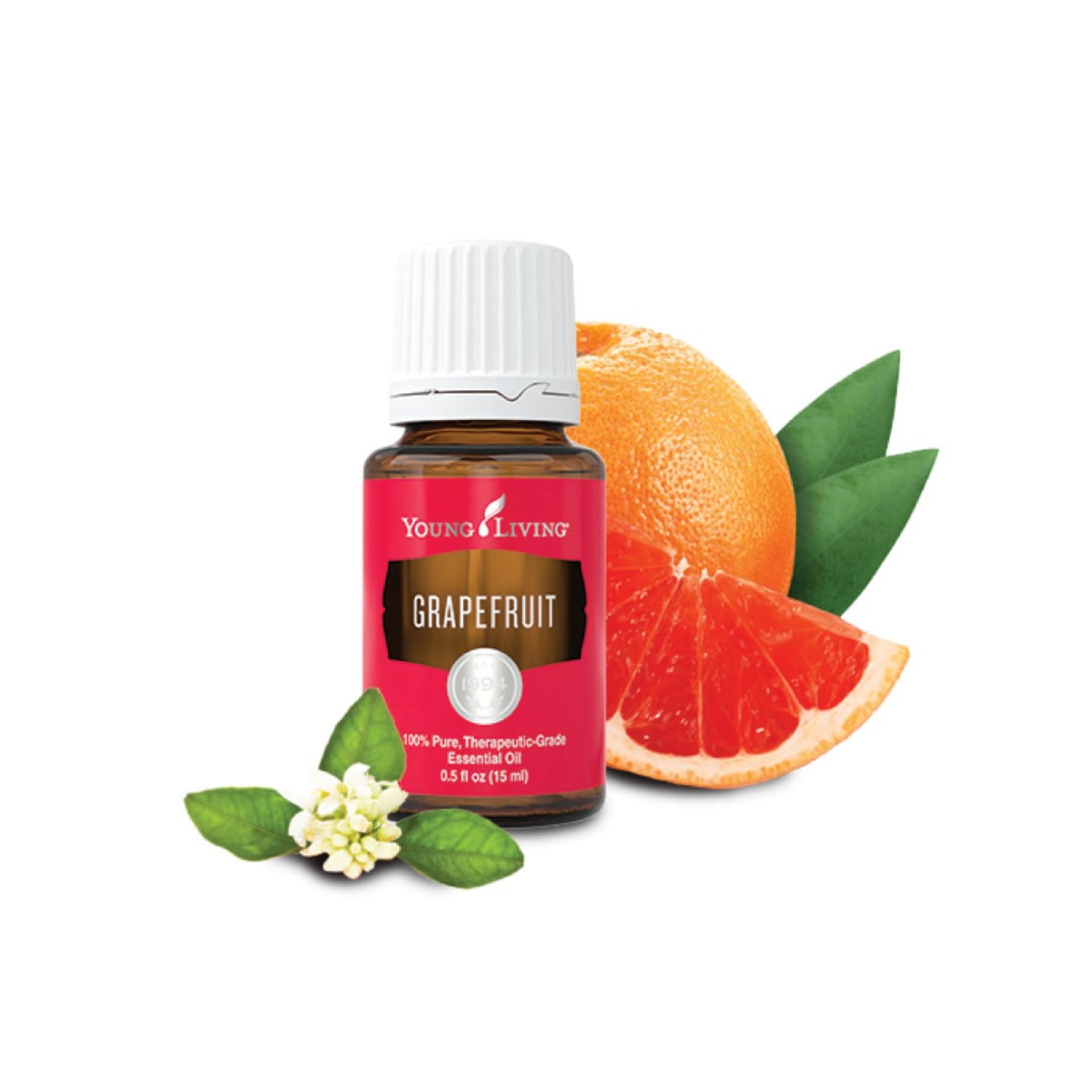 Young Living Grapefruit 15ml skin-care application suggests a purifying touch when diluted