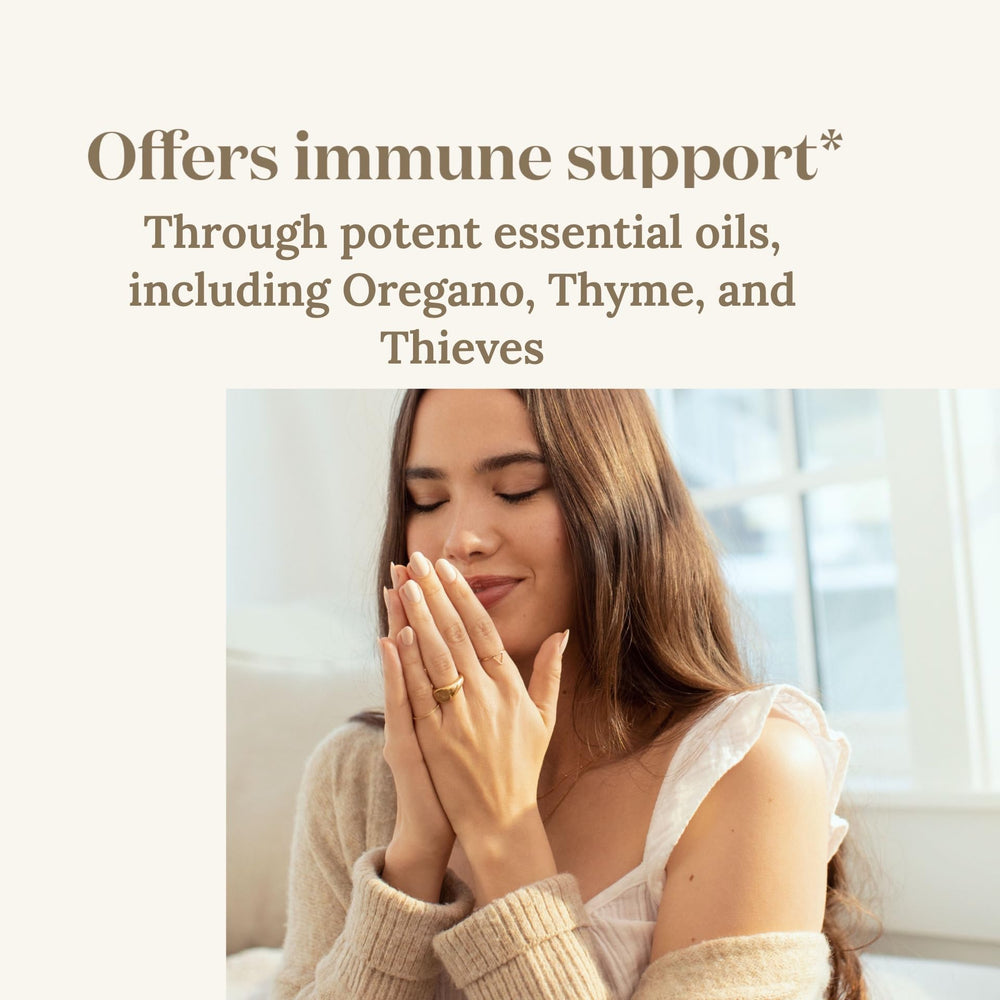 Young Living Inner Defense travel packaging ready for on-the-road immunity.