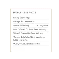 Young Living Inner Defense seasonal wellness kit with compact packaging.