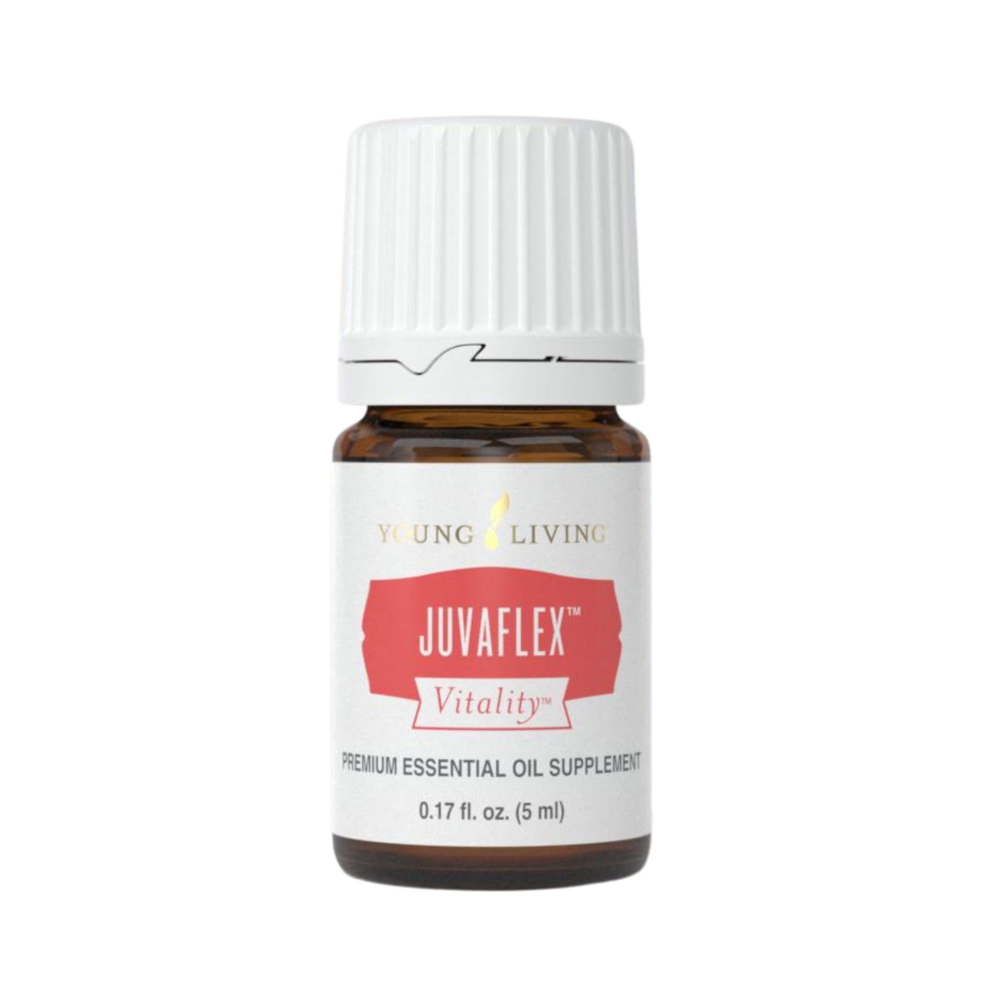 Young Living JuvaFlex Vitality bottle shows portable digestive support for daily routines