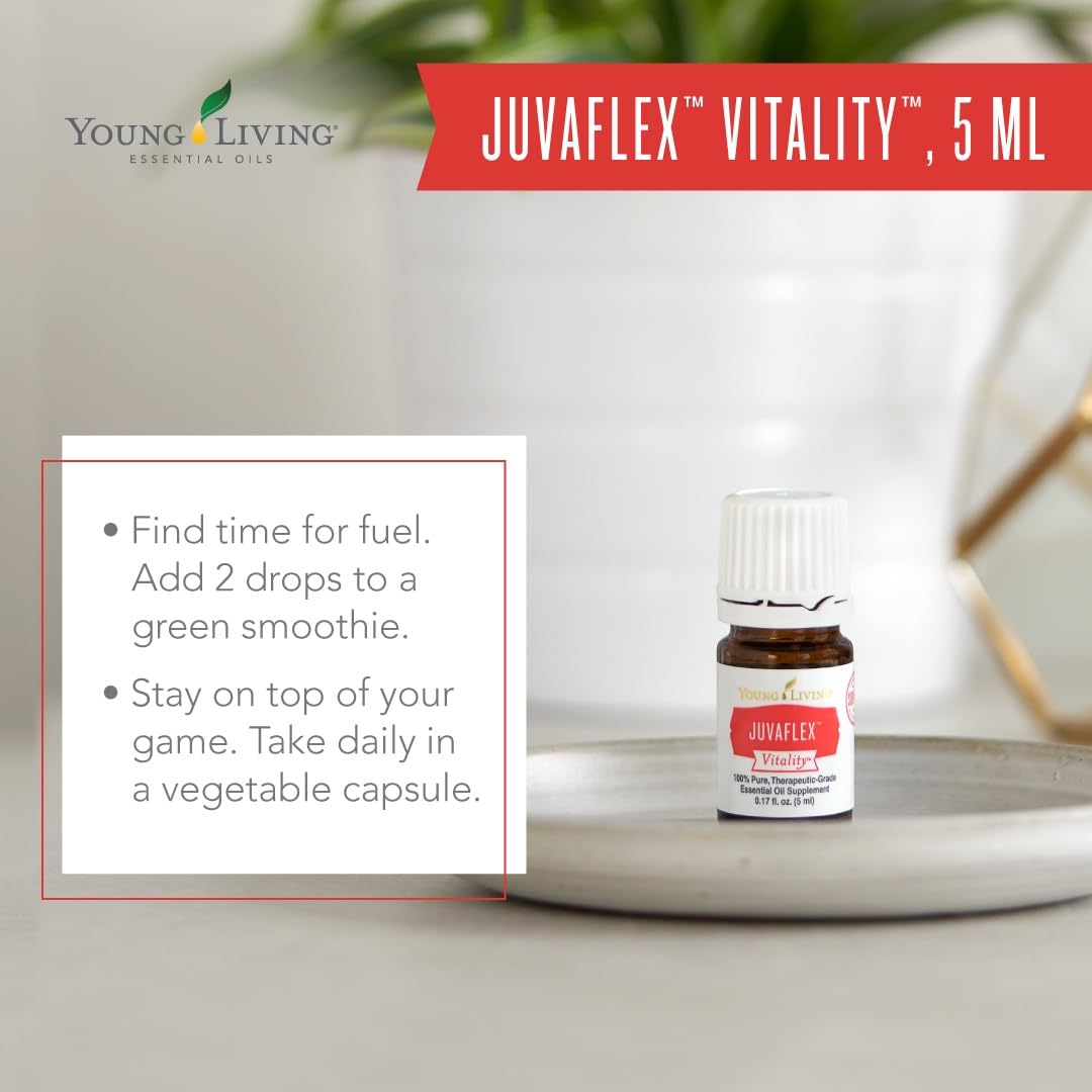 Young Living JuvaFlex Vitality dropper enables easy, on-the-go holistic wellness