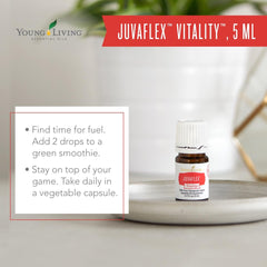 Young Living JuvaFlex Vitality dropper enables easy, on-the-go holistic wellness