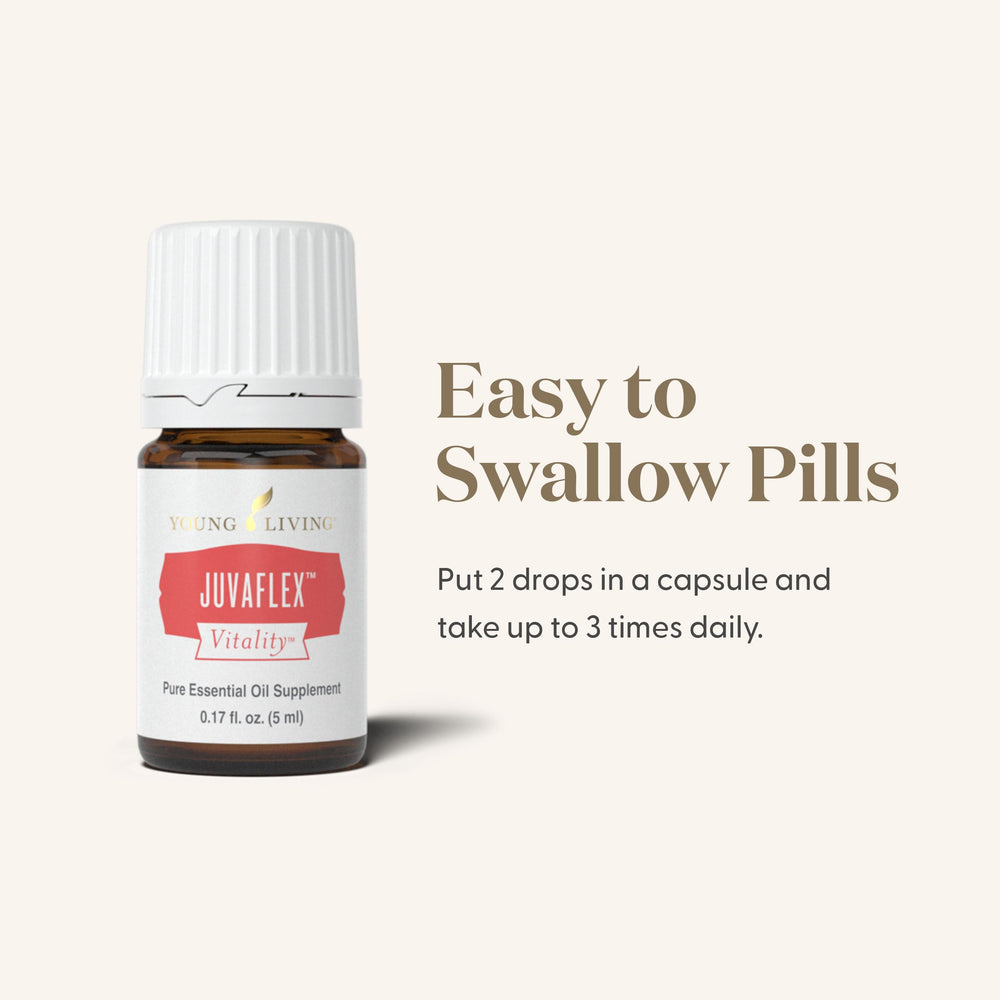 Young Living JuvaFlex Vitality packaging box signals gift-ready wellness