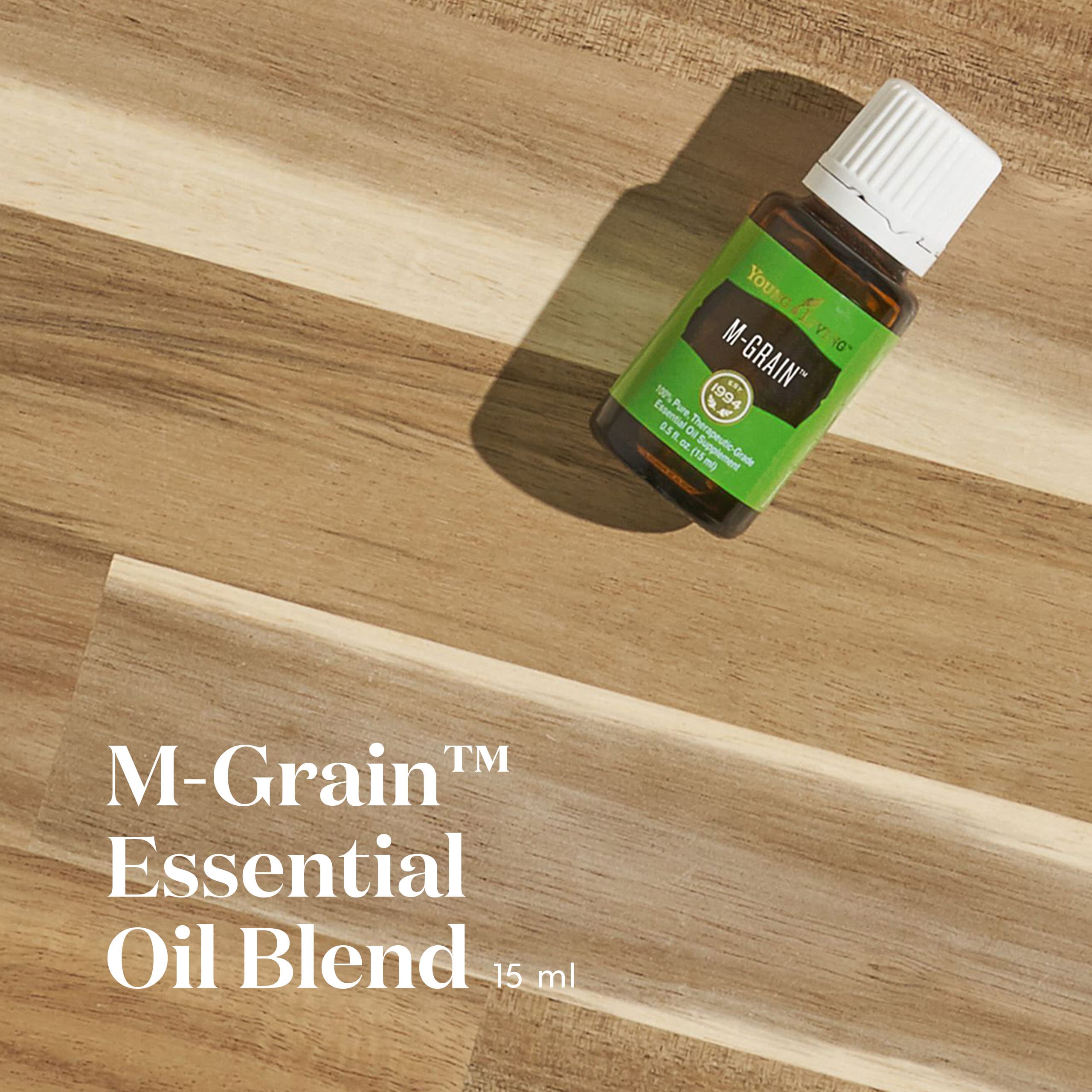 M-Grain bottle pour demonstrates easy usage at home