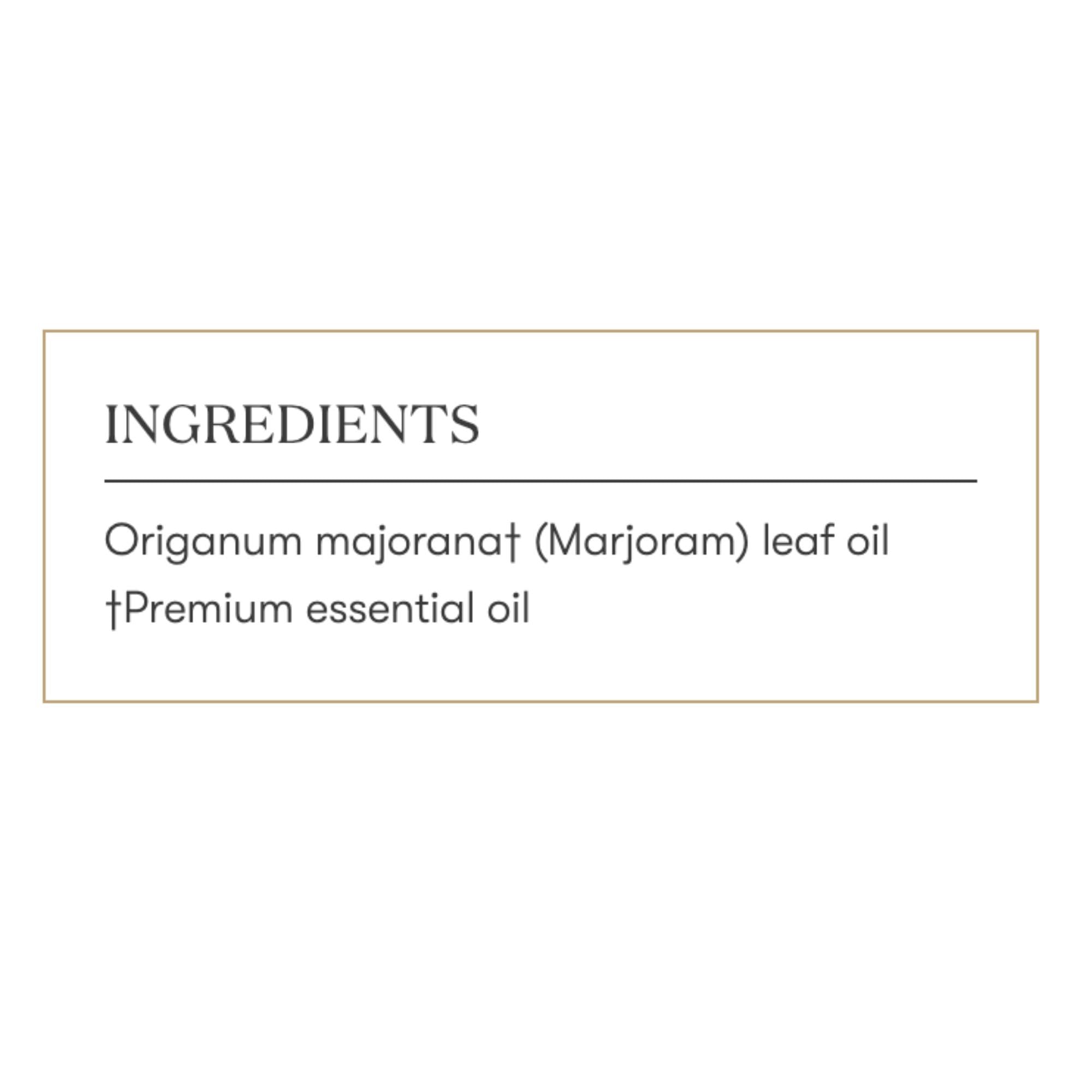 Young Living Marjoram zen moment creating a tranquil atmosphere