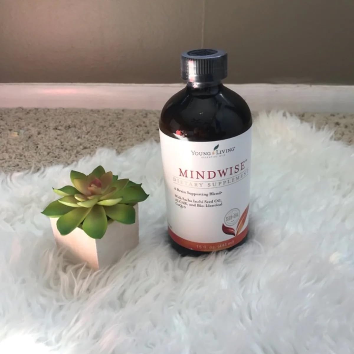 Bottle with vitamin D3 imagery conveying energy support.