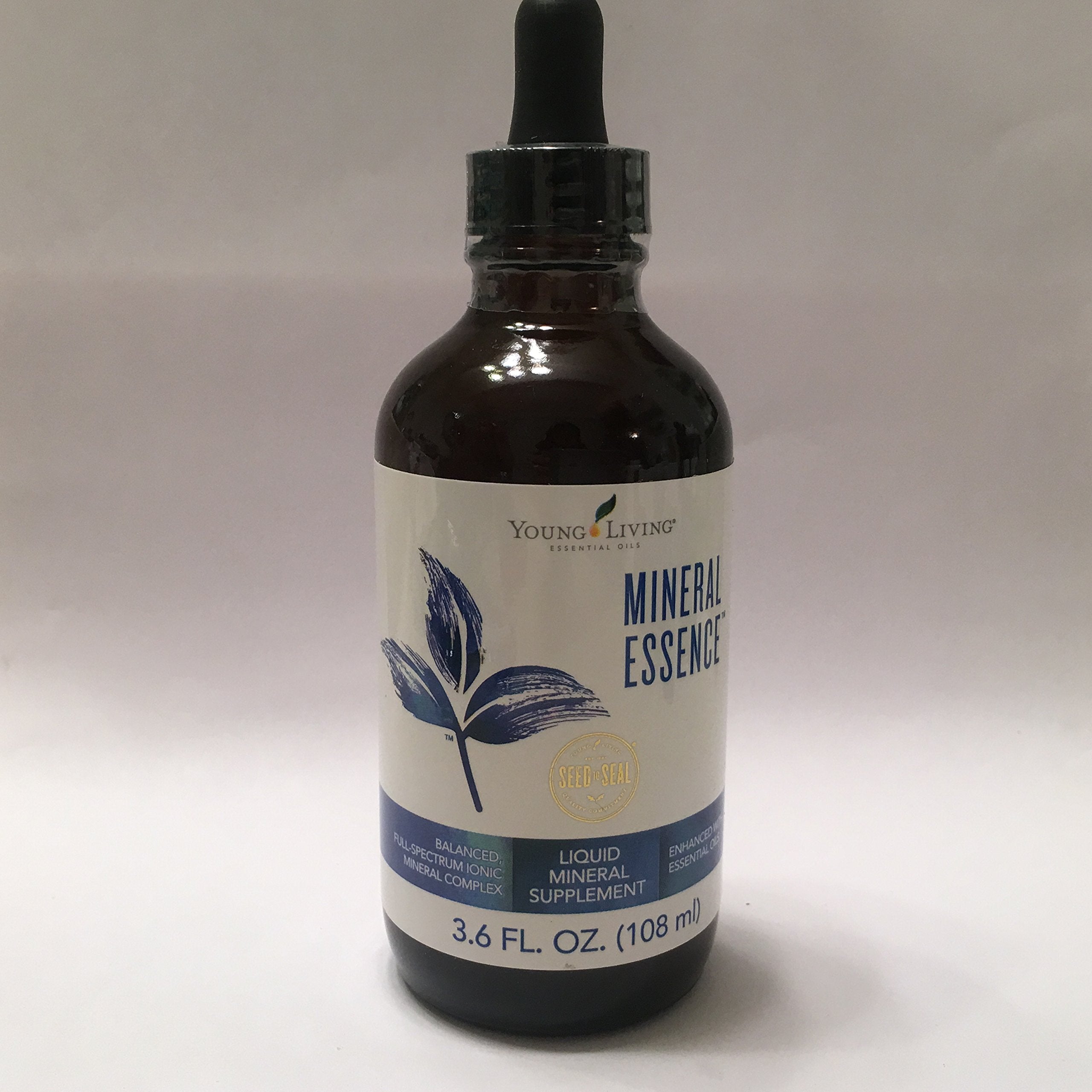 Young Living Mineral Essence bottle showcasing essential minerals for daily magnesium support.