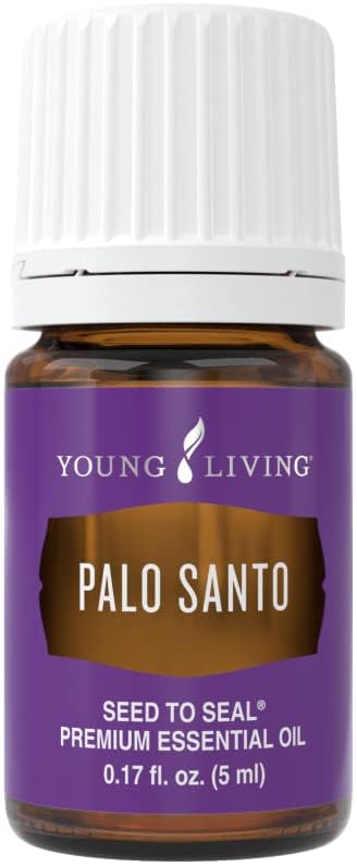 Young Living Palo Santo oil in meditation for calm focus.