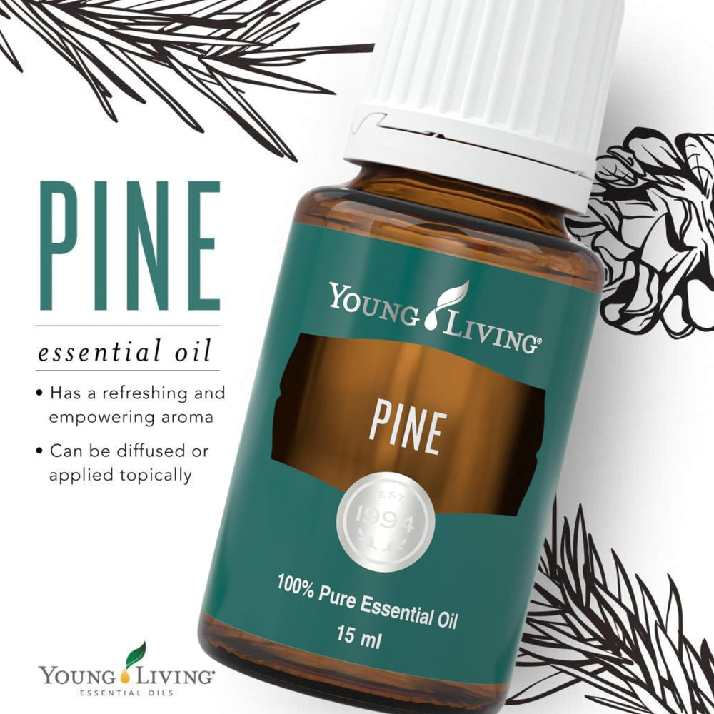 Young Living Pine essential oil image suitable for topical use or diffusion.