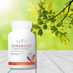 PowerGize capsules close-up highlighting endurance support for workouts