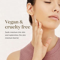 Tea tree oil component soothing rough, irritated skin with calm feel.