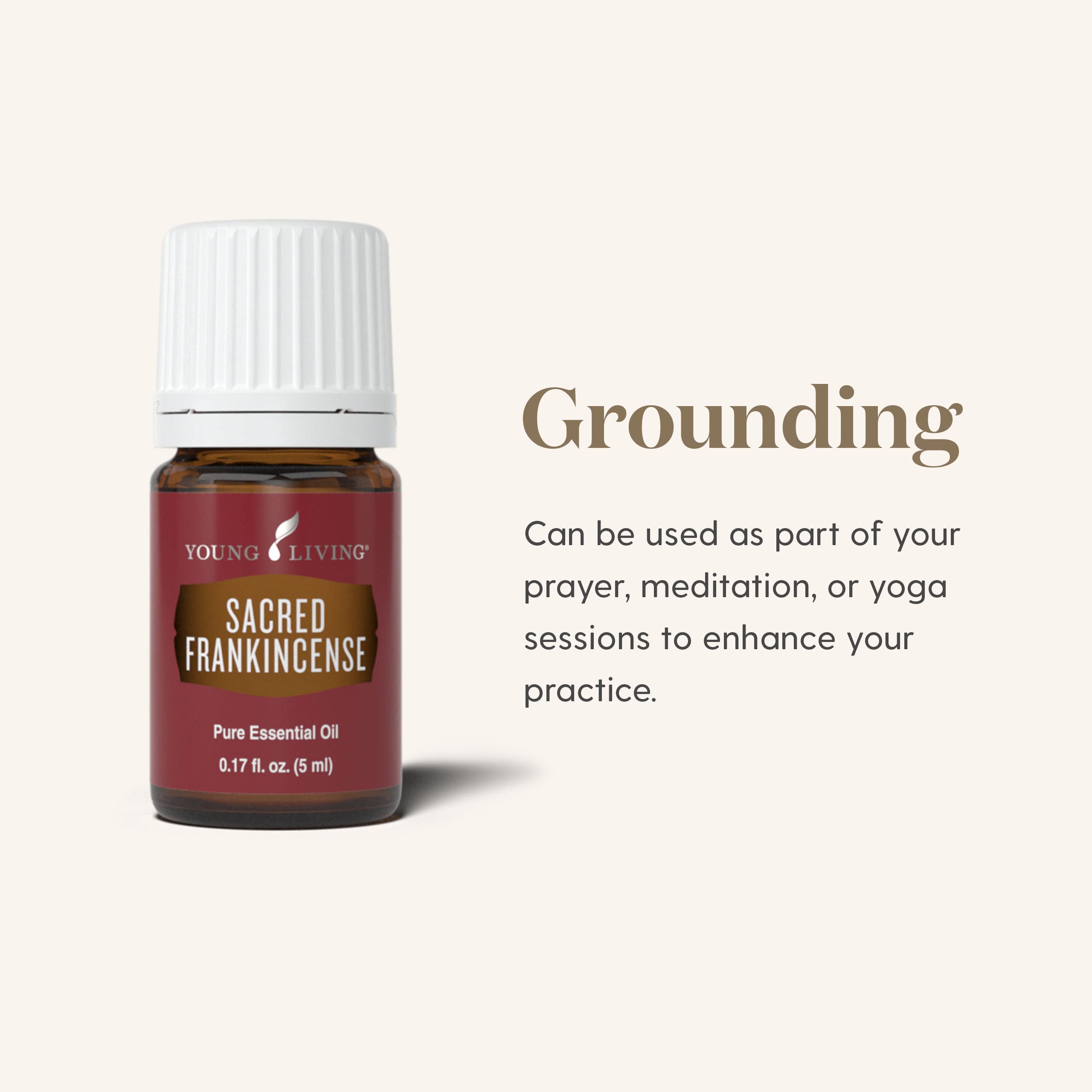 Young Living Sacred Frankincense aroma enhances meditation moments and focus.