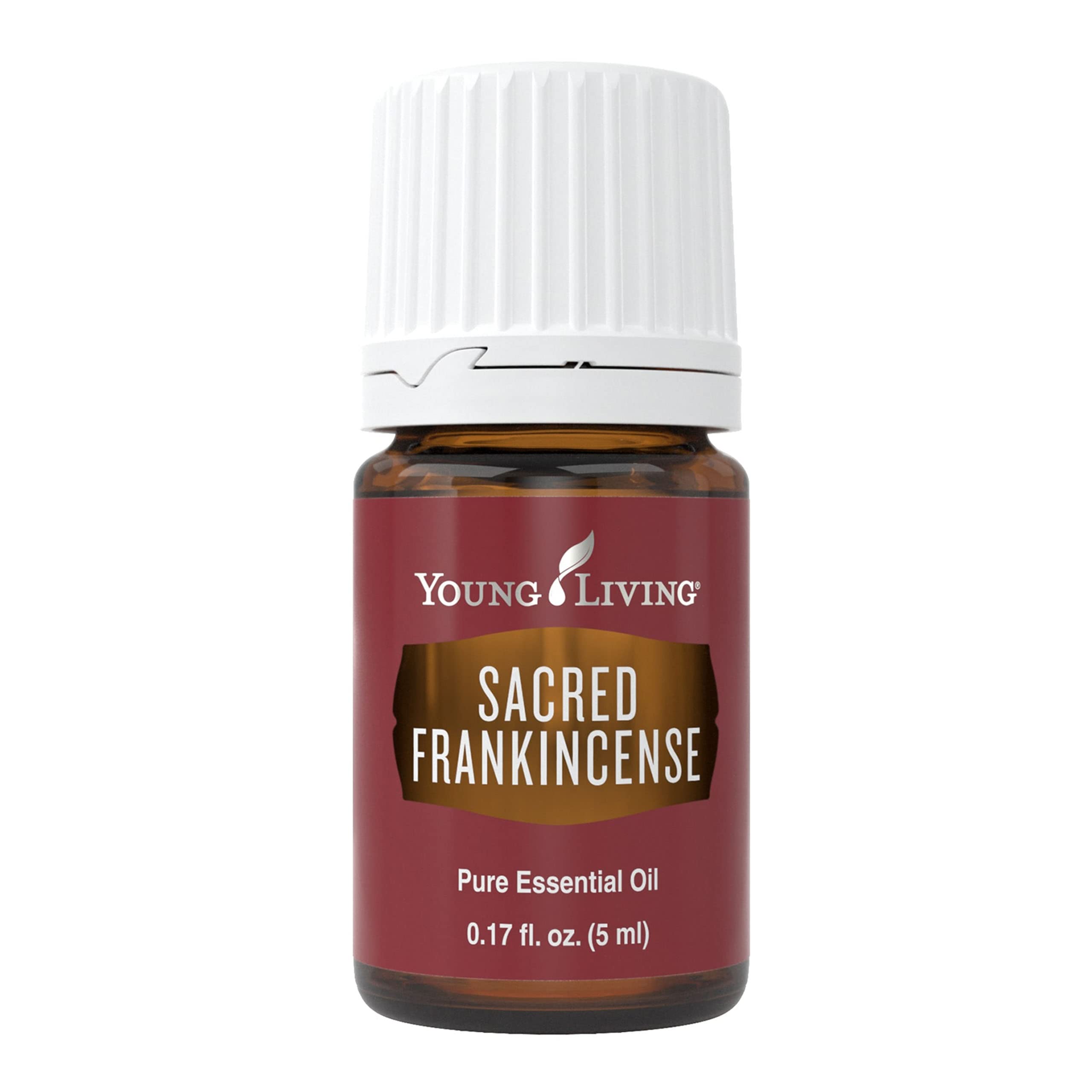 Young Living Sacred Frankincense oil bottle, pure and premium for daily aromatherapy.