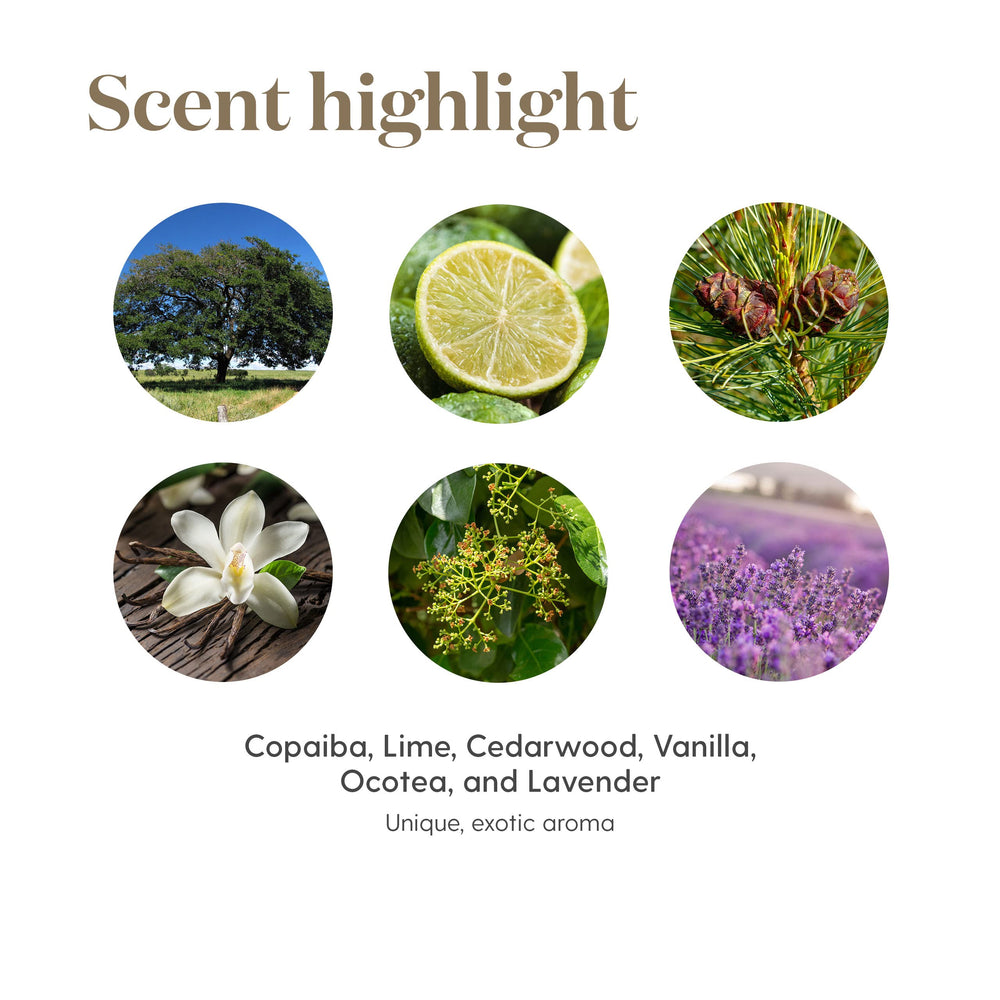 Young Living Stress Away relaxation ritual on nightstand for unwinding