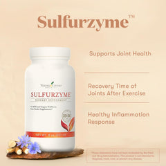 Glass of water with Sulfurzyme powder dissolved, convenient for easy daily use.