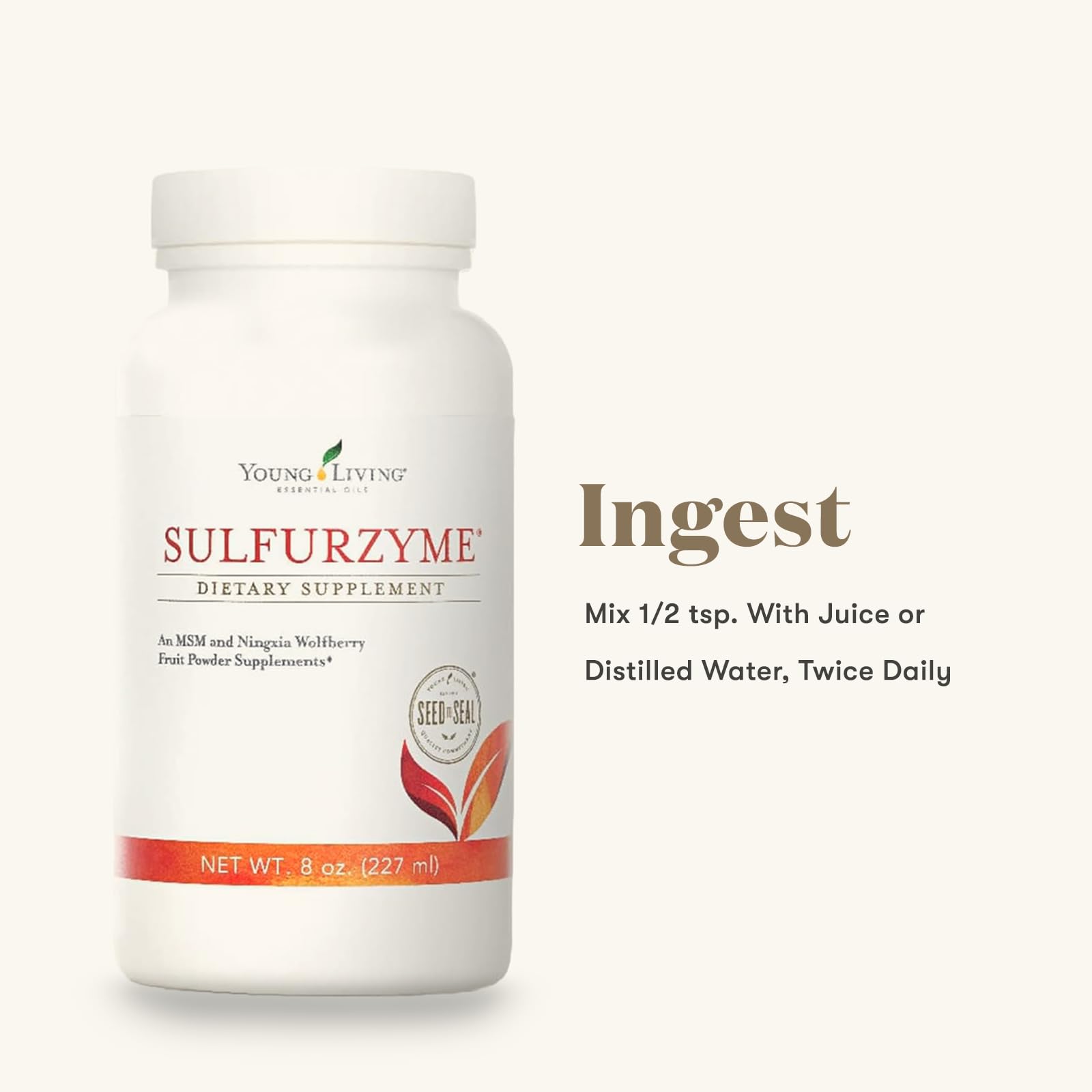 Young Living Sulfurzyme includes wolfberry powder for antioxidant-inspired energy.