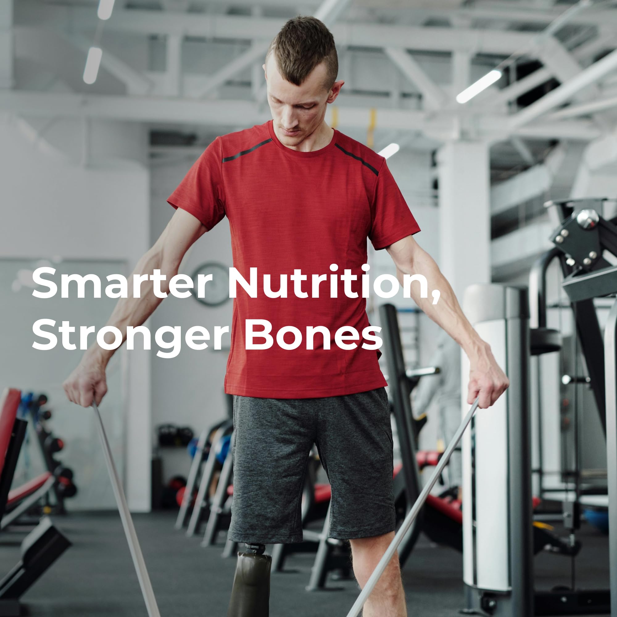 Lifestyle scene shows product fitting into a healthy daily routine.