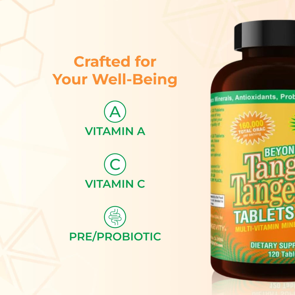 Youngevity Tangy Tangerine 2.0 serving size shown for easy daily planning