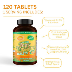 Youngevity Beyond Tangy Tangerine 2.0 serving spoon demonstrates easy daily intake.