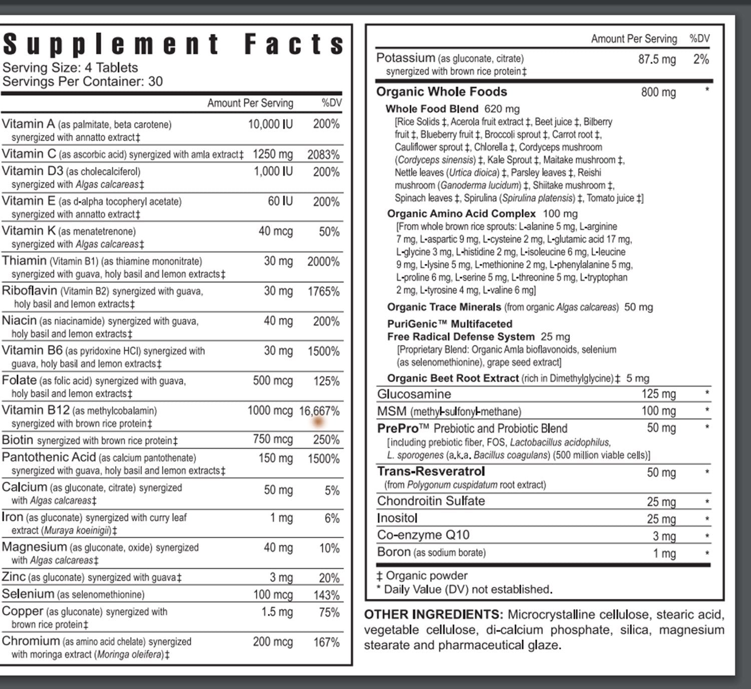 Youngevity Beyond Tangy Tangerine 2.0 tablets close-up highlighting natural formula.