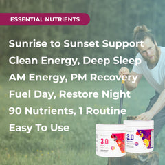 Dual-system concept evokes morning and evening health routines