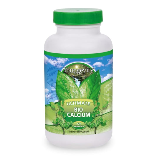 Youngevity Bio Calcium bottle and pour for bone health support