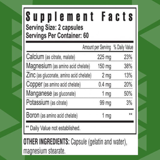 Youngevity Bio Calcium capsules close up highlighting absorption