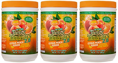 Youngevity Beyond Tangy Tangerine 2.0 nutrition panel shows 8,000 ORAC.