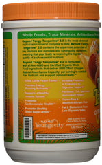 Youngevity Beyond Tangy Tangerine 2.0 label notes 8,000 ORAC antioxidant capacity.