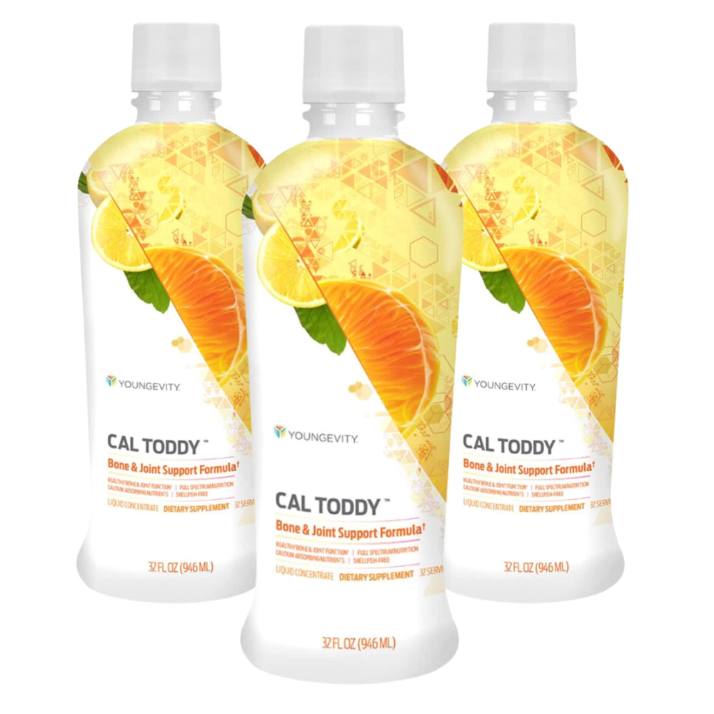 Youngevity Cal Toddy bottle shot for daily calcium support.