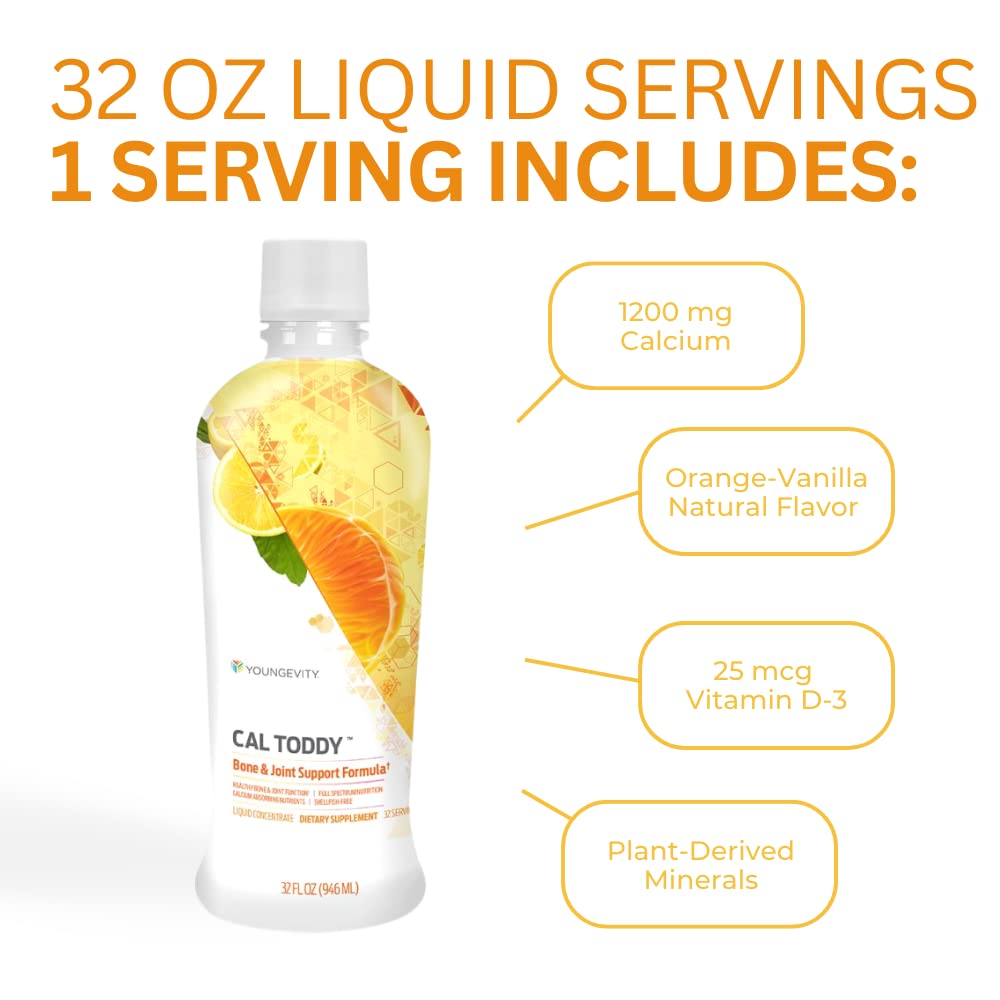 Youngevity Cal Toddy trace minerals chart highlights cofactors.