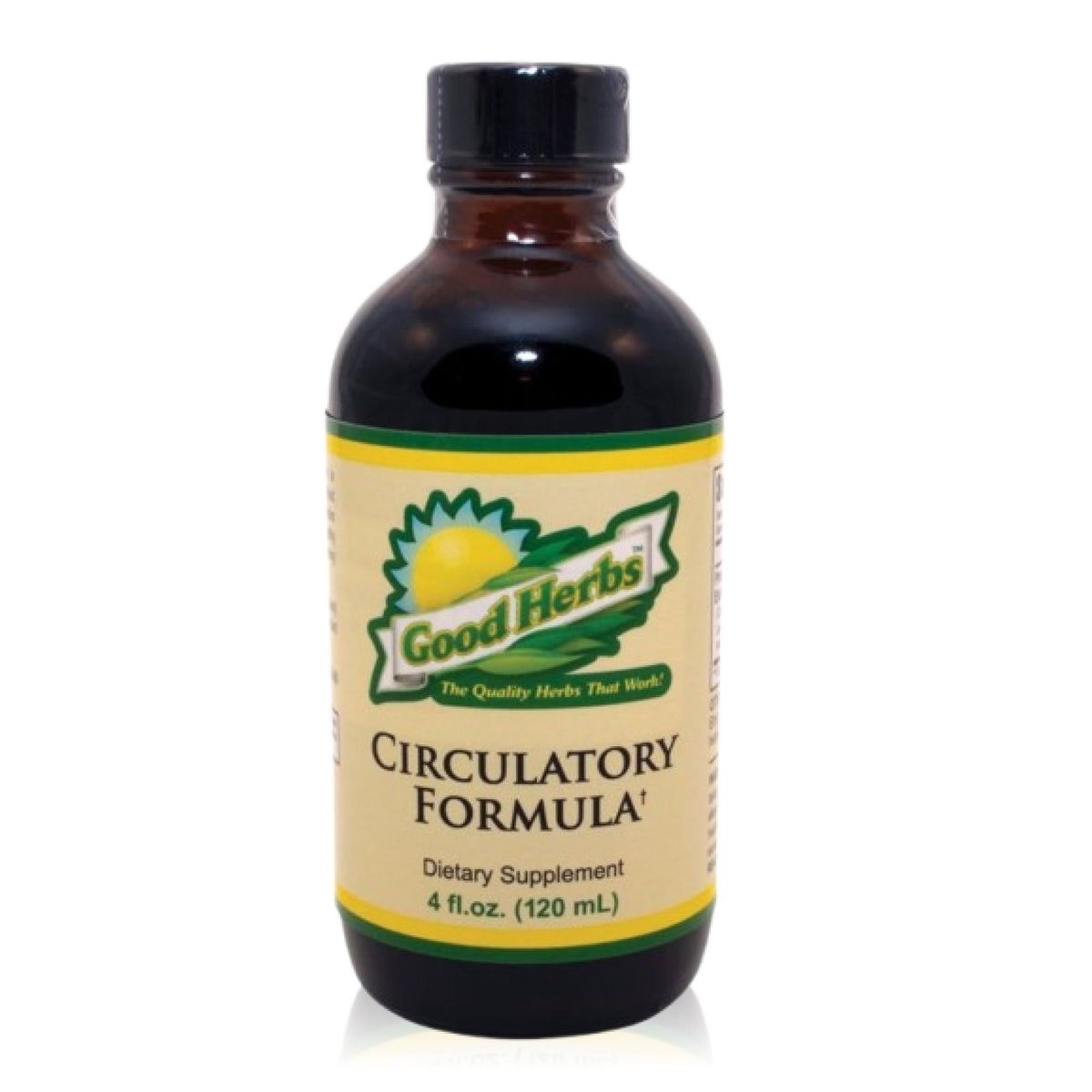 Youngevity Circulatory Formula bottle label featuring ingredients for circulation support.
