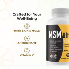 Youngevity Freelife MSM Ultra citrus bioflavonoids illustrating antioxidant-rich formula