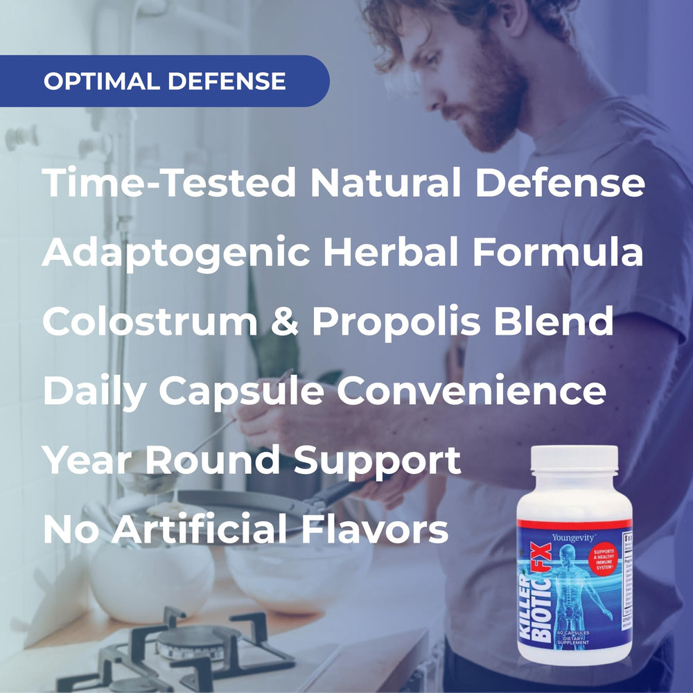 Killer Biotic FX capsules poured for daily routine.